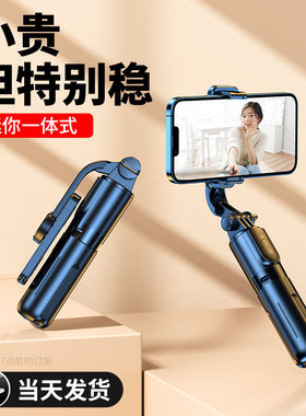 超长伸缩防抖自拍杆带补光灯美颜