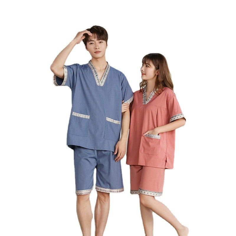 汗蒸服女a高档艾灸服纯棉桑拿服男士按摩足浴服酒店浴衣理疗服洗,居家布艺,汗蒸服,淘宝优惠券,粉丝福利购,淘宝优惠卷