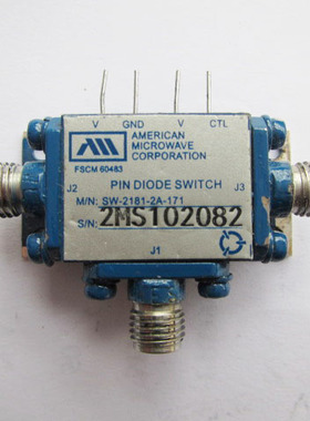 SW-218e1-2A-171 1-18GHz SPDT 单刀双掷射频微波同轴 电子PIN开