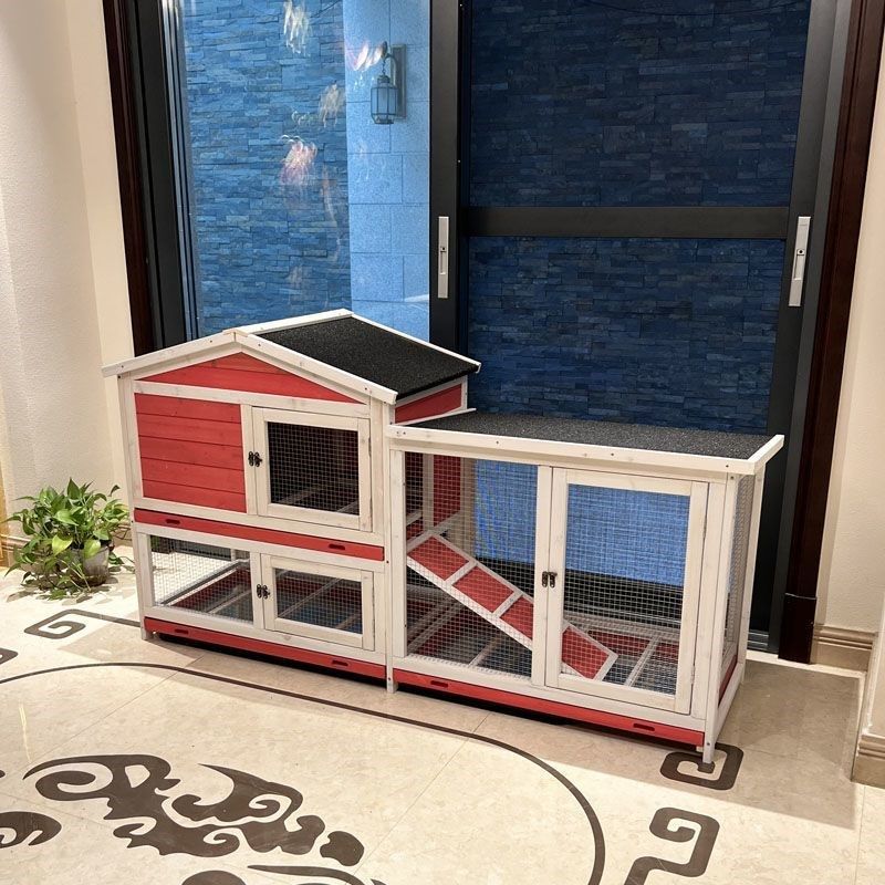 兔笼子家用大号双层兔窝s房可爱宠物兔子窝养殖用品鸽子笼户外包,宠物/宠物食品及用品,笼子,淘宝优惠券,粉丝福利购,淘宝优惠卷
