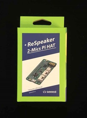 1 pcs x ReSpeaker 2-Mics Pi HAT for Raspberry Zero,W3b,b+ WM