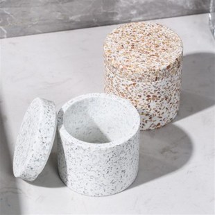 家用棉签盒牙签筒牙线收纳盒创意客厅摆件高颜值高档化.妆棉装 饰