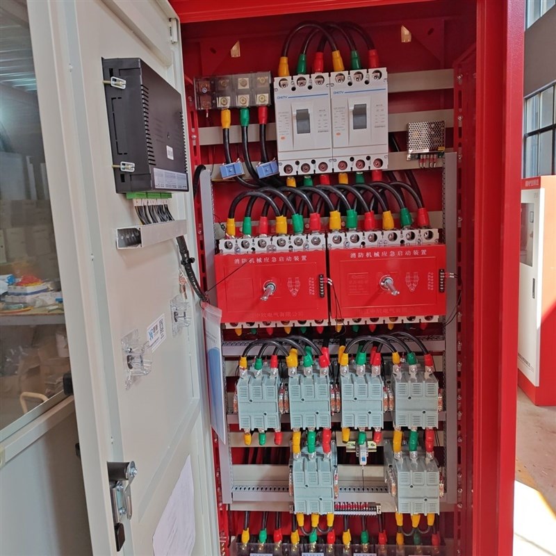 消防消防泵水泵控制柜巡检三w角双电源机械变频应急启动IP55报警