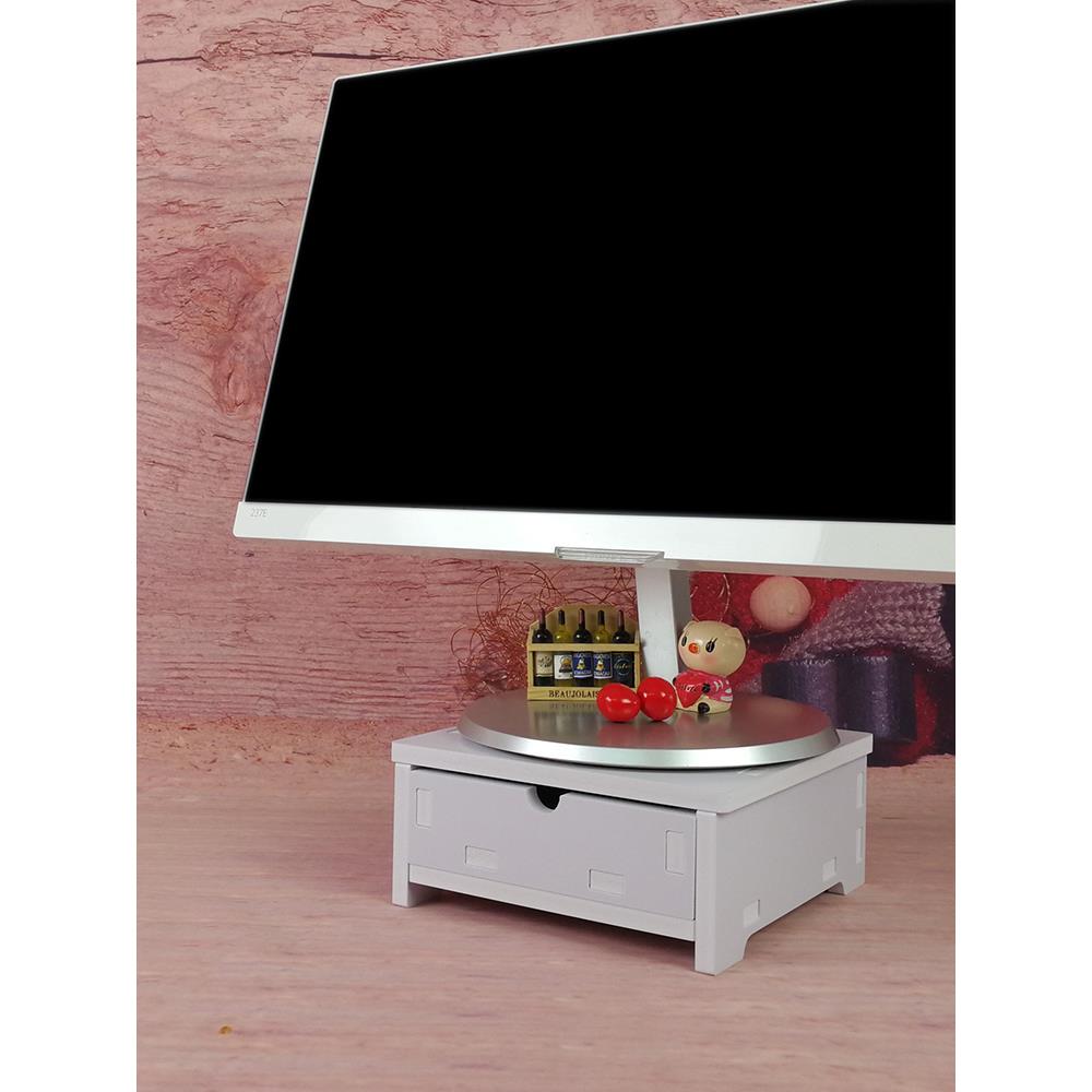 台式电脑显示器增高架盒办公室桌面收纳迷你小尺寸单双层屏幕垫高