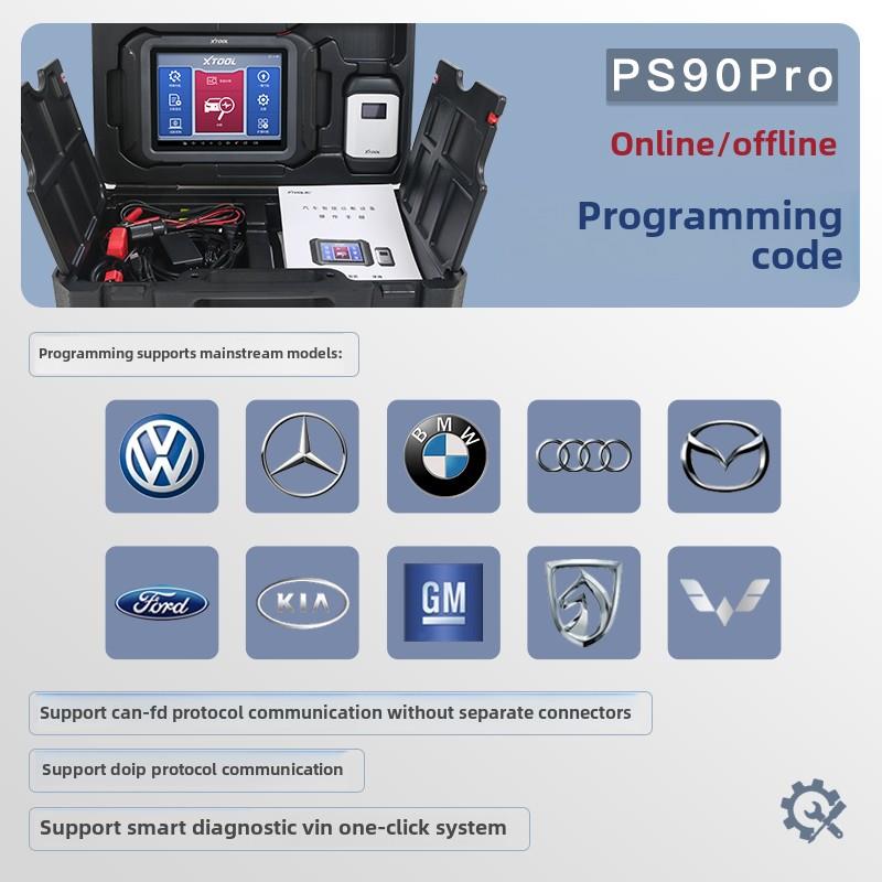 朗仁Ps90Pro汽车诊断仪在线编程计算机朗仁新Obd汽车故障检测仪