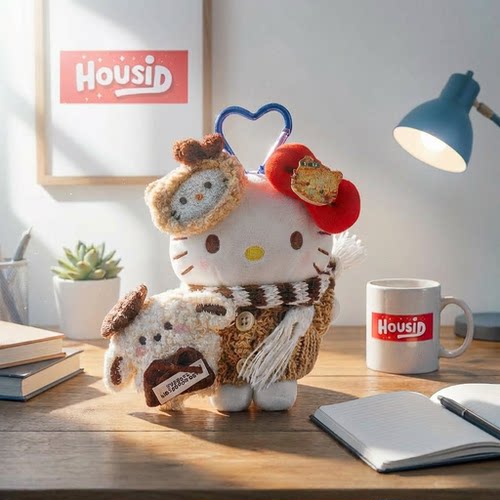 日本新春系列kitty哈喽焦糖挂件