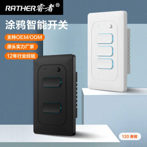 120美规zigbee智能语音声控按键