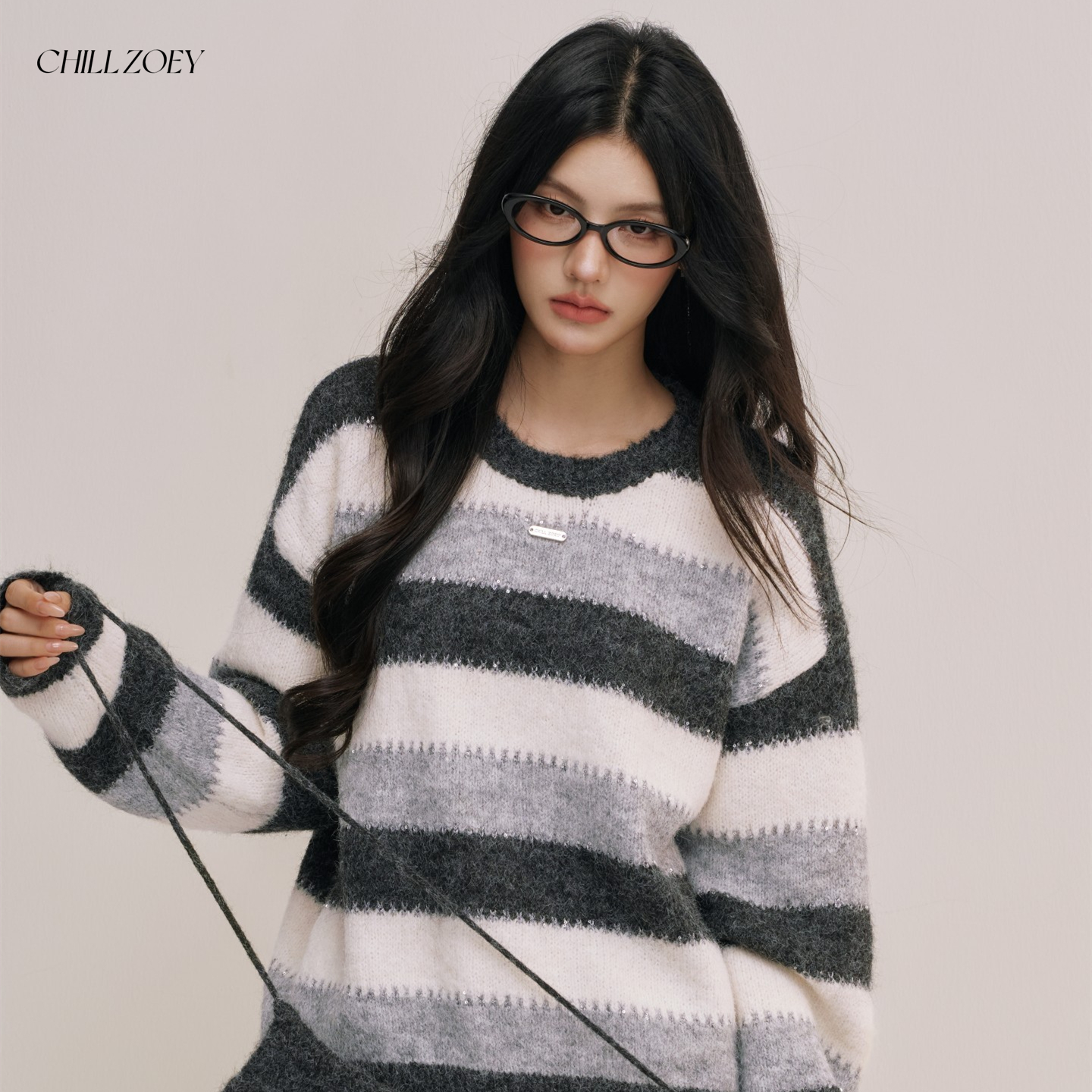 CHILLZOEY毛衣秋季羊毛针织衫