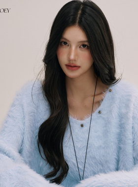 CHILL ZOEY 天鹅之梦毛衣女秋冬慵懒针织上衣气质设计感小众羊毛