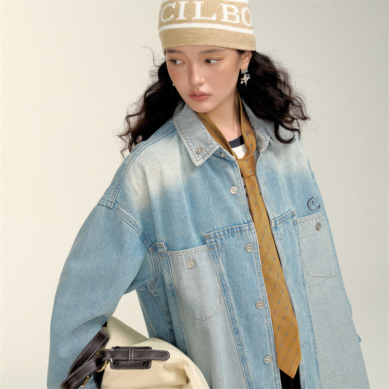 CHIILL ZOEY 悠闲派牛仔外套 春季牛仔外套女2026新款爆款春款