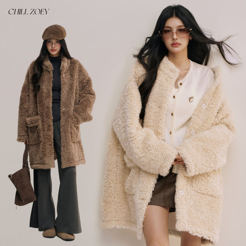 陈卓璇同款CHILLZOEY毛绒外套