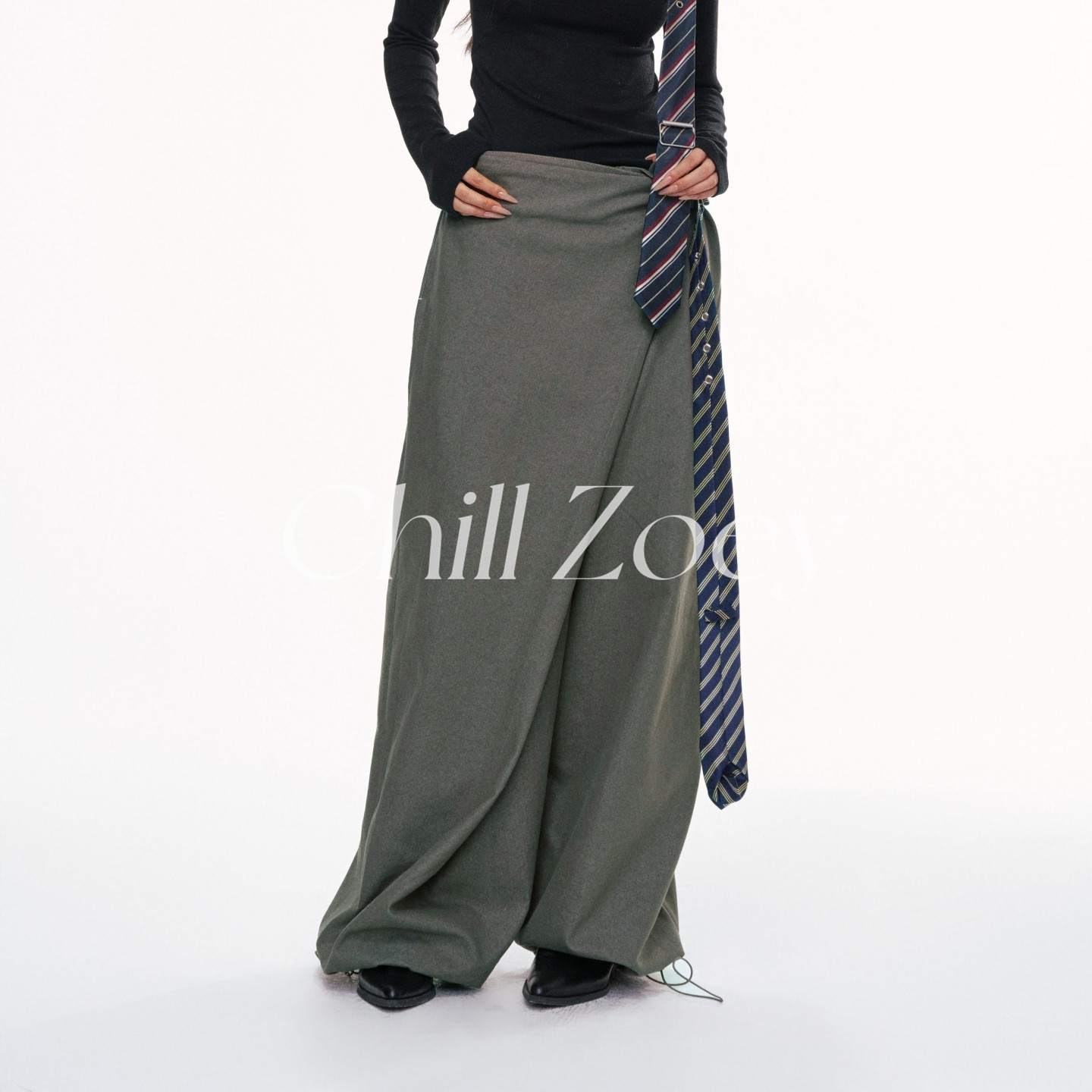 CHILLZOEY松山寂背带西装裤