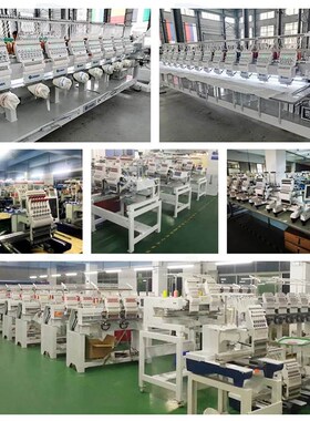 全自动双头电脑绣花机 小型商用s刺绣机帽绣机 Embroidery Machin