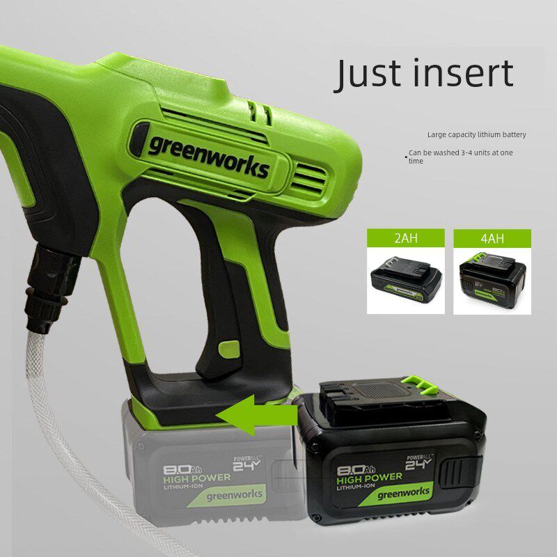 Glicbo便携式m无线自吸洗车机锂电池水枪洗车神器手持式清洗机可