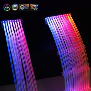 8Pin Extension ATX 24Pin Cable PSU RtGB GPU PCI Case