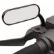 阿伦奈斯适用于哈雷滑翔软尾黑色后视镜 883肥仔街X霸迷你反光镜