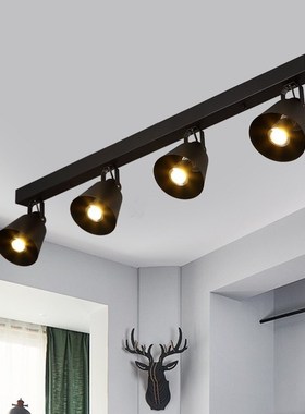 Vintage spotlight track lighting Black WLhite Color led shop