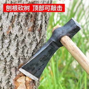 德国品质手工全钢l锻打家用斧头多功能瓦工刨锛刨斧木头开槽刨锛