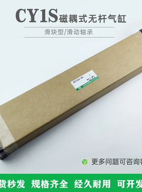 无杆气缸CY1S/CDY1S6/10/15/20-100/400/500/700/1000/150Y0/2000