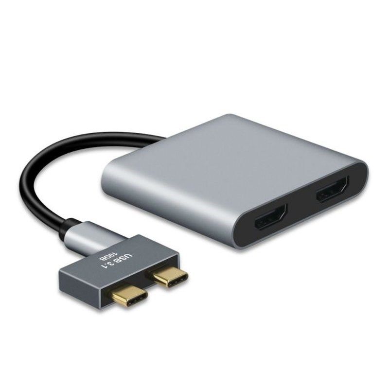 5 in 1 Type c to HDMI-compatzible Converter Adapter HD/USB3.