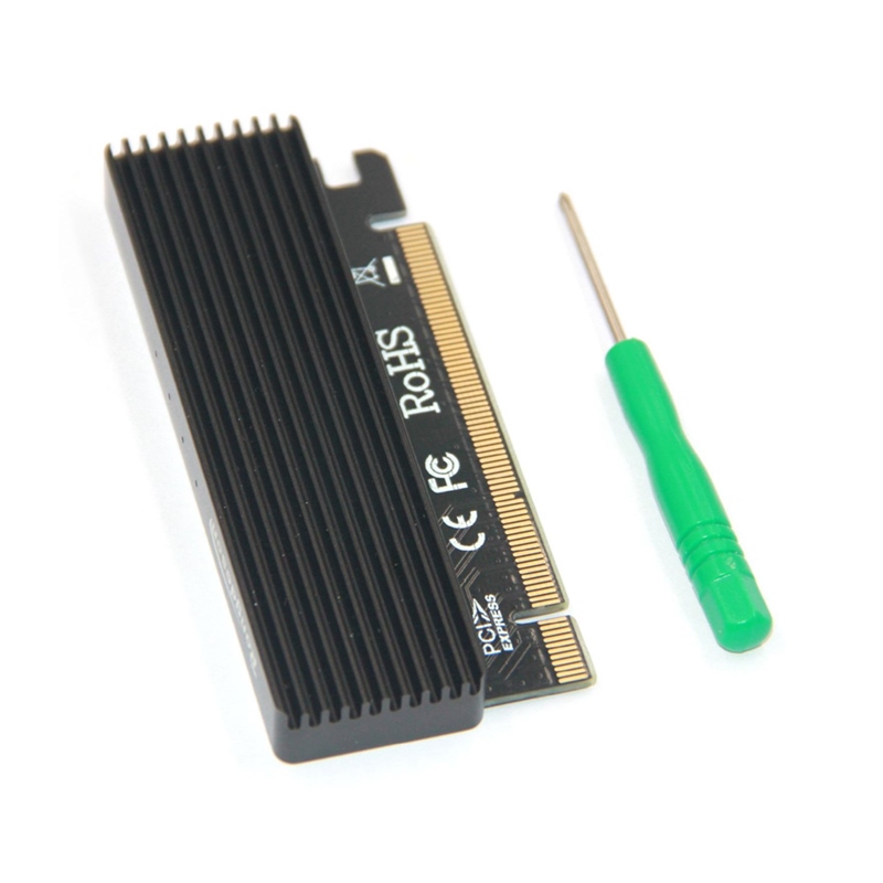 极速新款新款NVME转接卡M.2转xPCIE3.0满速X16扩充卡MKEY全铝盒
