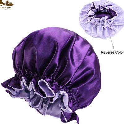 极速.SATIN BONNET, double SATIN BONNET, extra largeW, round