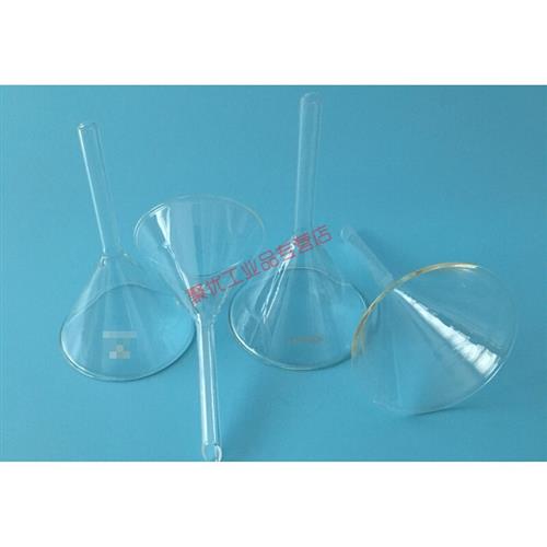 极速分液漏斗 玻璃漏斗 9csm 10cm短颈玻璃漏斗 分液漏斗口径9mm