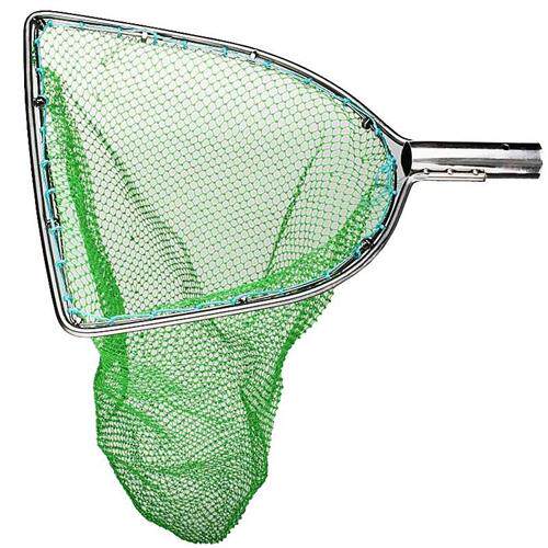 新品不锈钢平头方形双圈捞t网头捞鱼网兜鱼塘鱼捞市场卖鱼捞网网