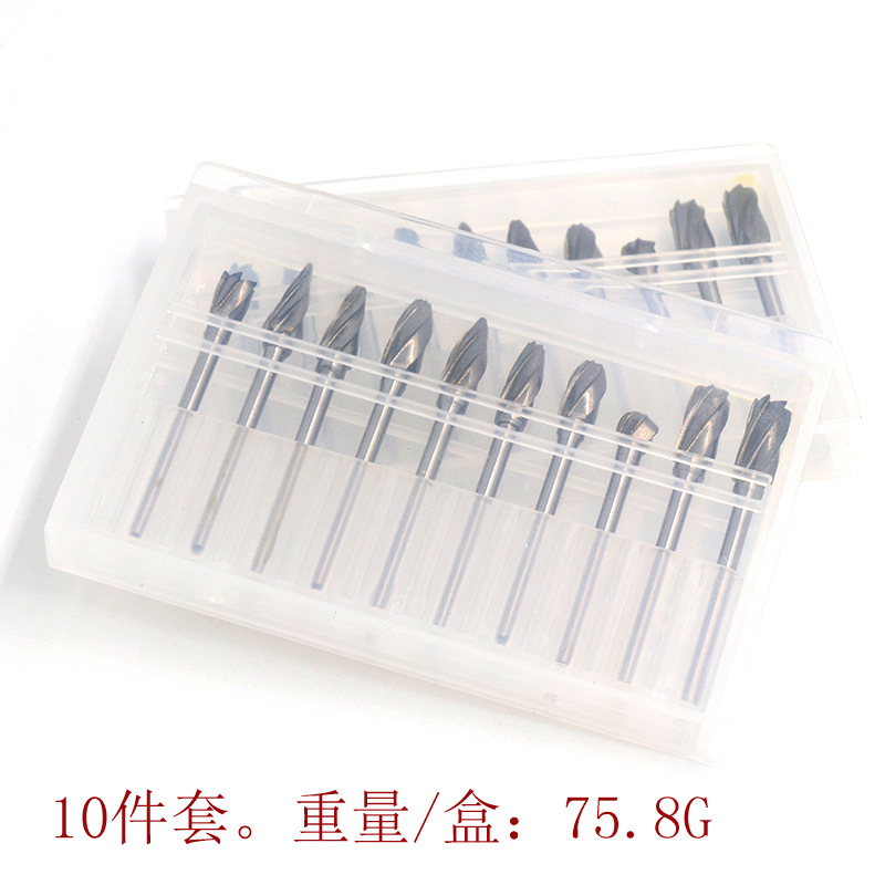 极速电磨磨头 粗齿钨钢硬质合金旋转锉 根L雕磨头 木工工具 木雕