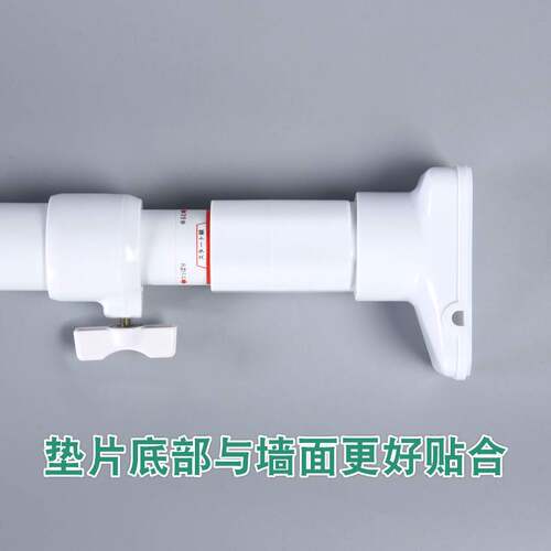 新品。倍哥棒挂衣杆衣柜q免打孔可伸缩调节衣橱横杆不锈钢晾衣杆