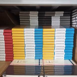 极速特惠参展样品二CONCEPTUM记事本A5B5手账带页码绑带本无酸纸