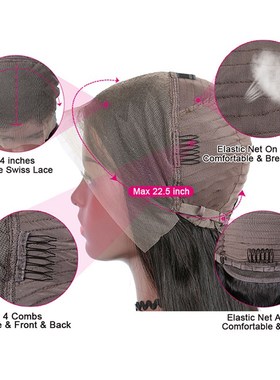 极速10A 13X4 lace frontal closure human hair boTdy wave wigs