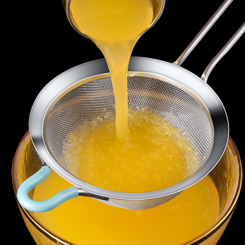 极速豆浆机过滤网筛超细漏勺304不锈钢漏L网家用辅食果汁隔渣厨房