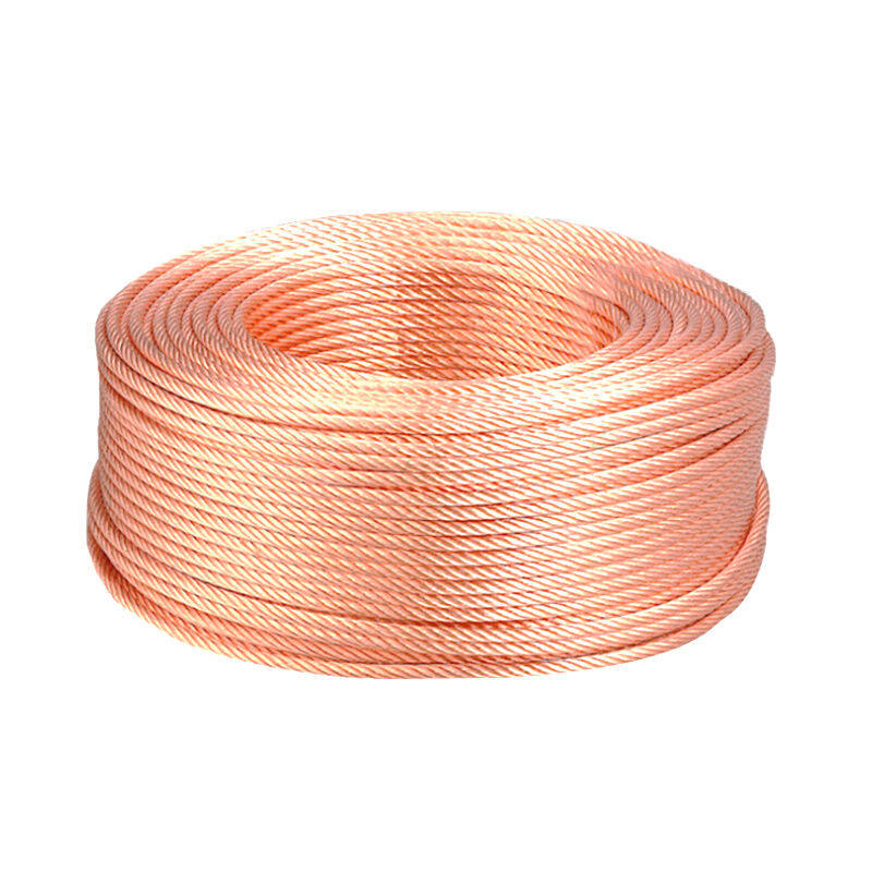 极速TJRV-25铜软绞线铜圆绞A线透明接地线接接地线25平方10米