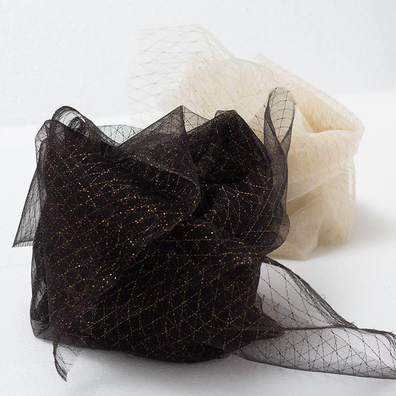 极速柔软金丝网纱布料u设计师面料diy连衣裙服装装饰纱