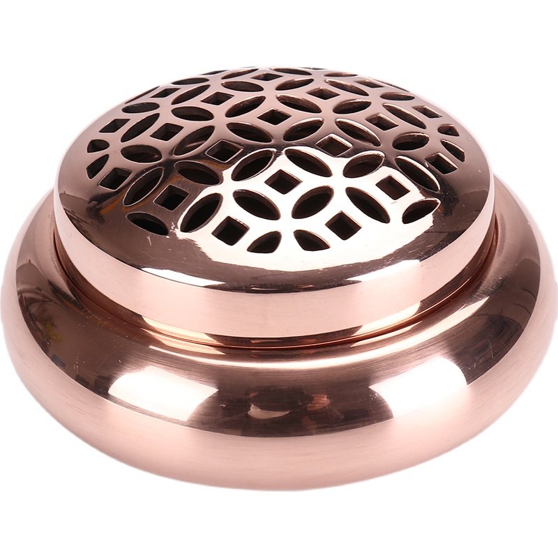 极速纯紫铜茶b道香炉环香塔香篆香宣德炉纯铜家用室内.薰香炉三足