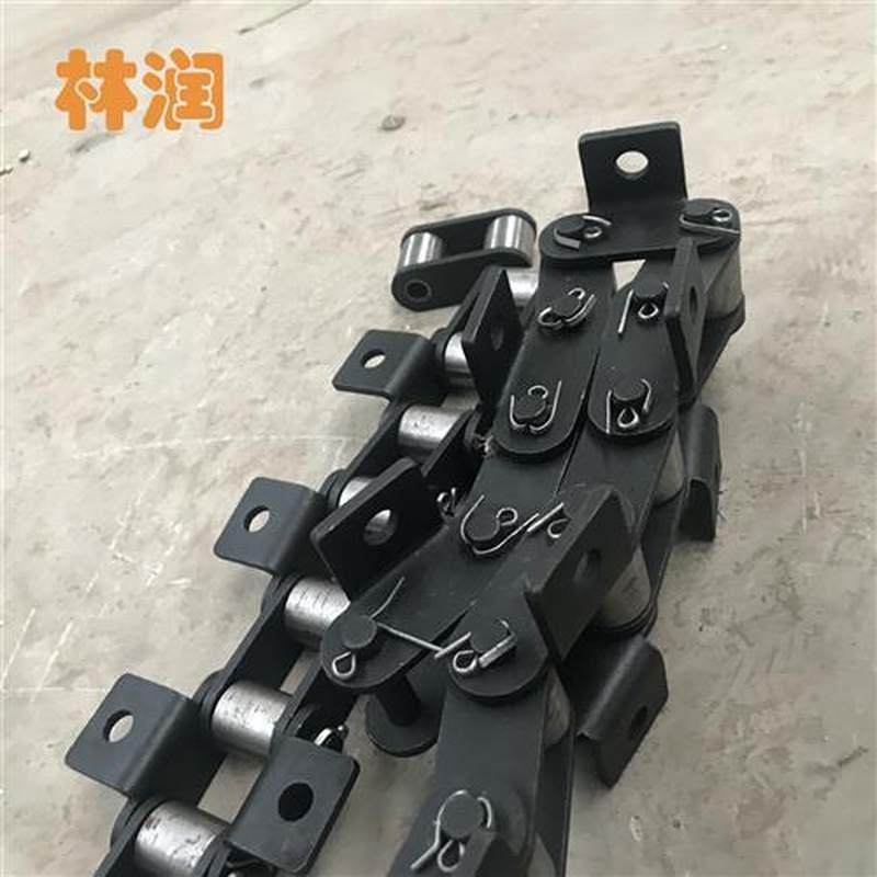 极速新品双侧单双孔弯板链条带x耳工业传动短节距滚N子输送链2052