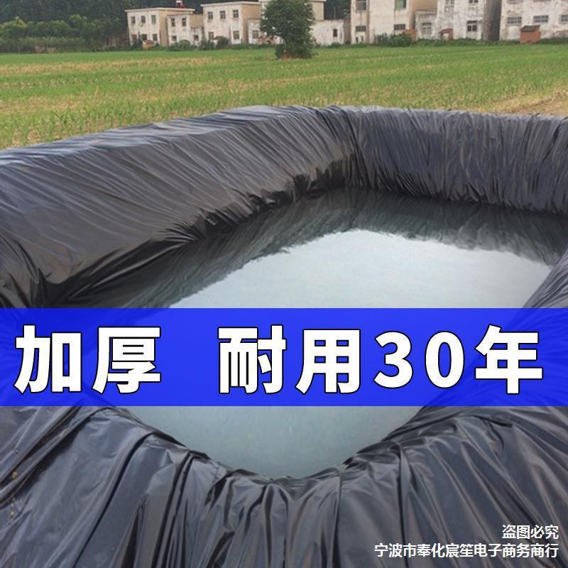 鱼塘防渗膜水产养殖帆布存储蓄水池鱼池专用防水布池加厚塑料油布