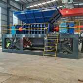 纸张织物塑料木材双轴撕碎机 废旧轮胎橡胶制品破碎机多功能