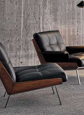 意式轻奢懒人沙发椅Daiki网红设计师高档酒店客厅卧室阳台休闲椅