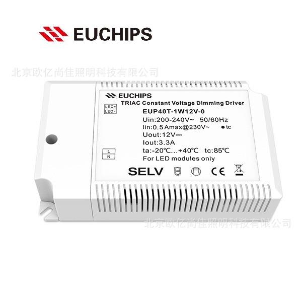 EUCHIPS欧切斯可控硅 EUP40T-1W12V-0 12V 40W恒压灯带调光电源