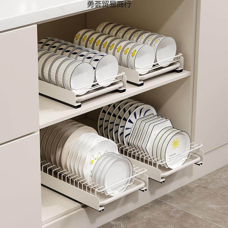厨房抽拉碗碟收纳架橱柜免打孔碗盘拉篮抽屉式碗架盘子沥水置物架,鲜花速递/花卉仿真/绿植园艺,割草机/草坪机,淘宝优惠券,粉丝福利购,淘宝优惠卷
