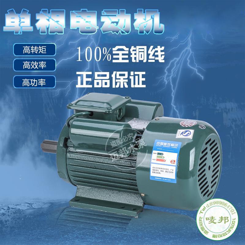 YL单相双电容异步电动机YL90L-2 2.2KW2级2800转220V小型电机马达