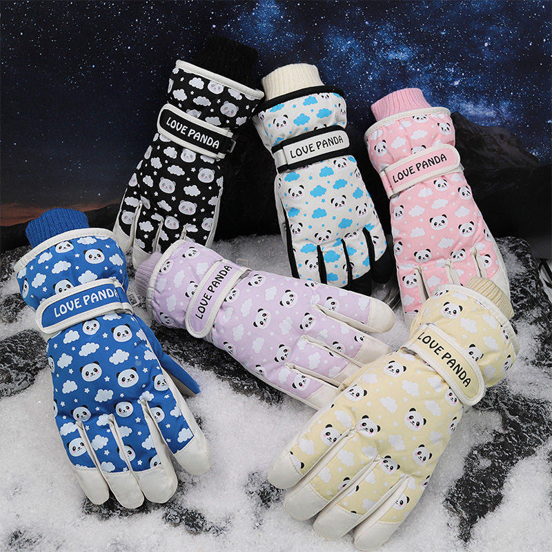 儿童滑雪手套冬季加绒男女孩子学生保暖防风寒骑车防泼水户外玩雪,户外/登山/野营/旅行用品,滑雪手套,淘宝优惠券,粉丝福利购,淘宝优惠卷