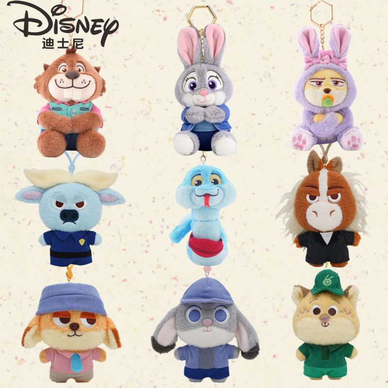 正版疯狂动物城玩偶朱迪尼克公仔挂件豹警官背包挂饰钥匙扣,模玩/动漫/周边/娃圈三坑/桌游,动漫挂件/文具,淘宝优惠券,粉丝福利购,淘宝优惠卷