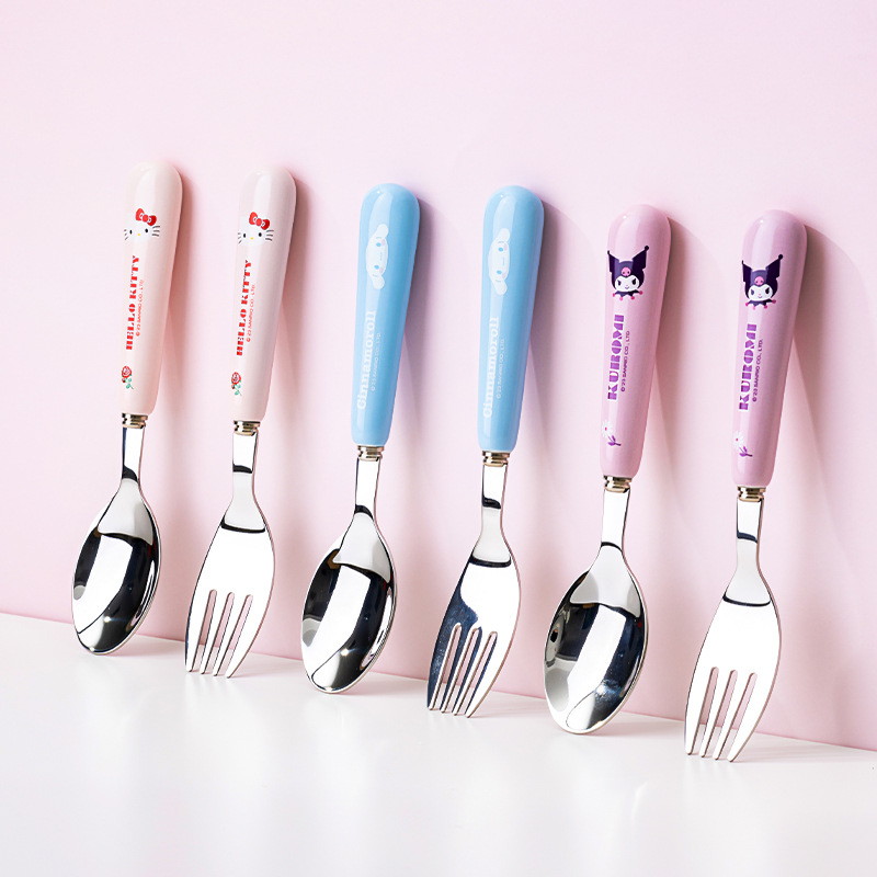 正品三丽鸥库洛米儿童勺