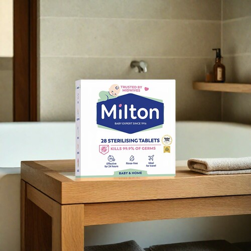 英国Milton消毒片婴儿玩具浴缸