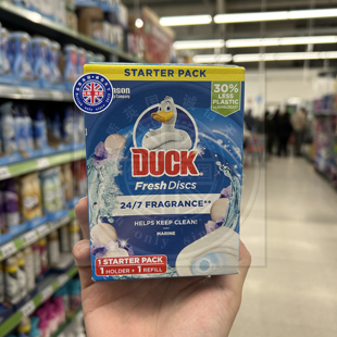 英国DUCK马桶小花马桶炮除臭去异味清洁花瓣洁厕凝胶香味洁厕液