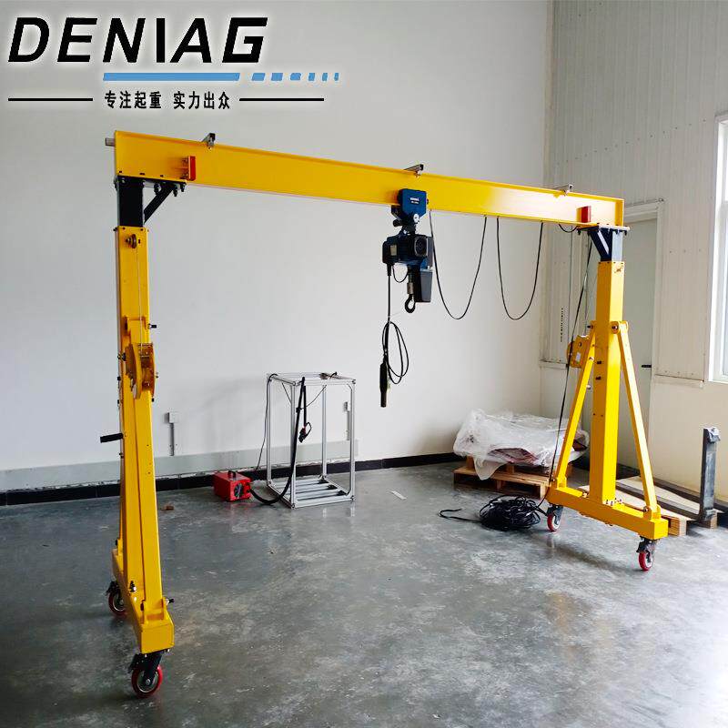 厂家直供移动式龙门架手推移动升降龙门架简易龙门吊