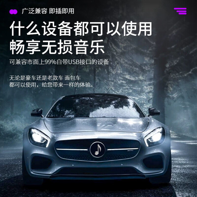 高品质MP3 f 车用高音质音乐U盘  通用流行有歌词 2024新款车载u